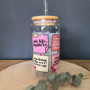 Positivity Glass Cup